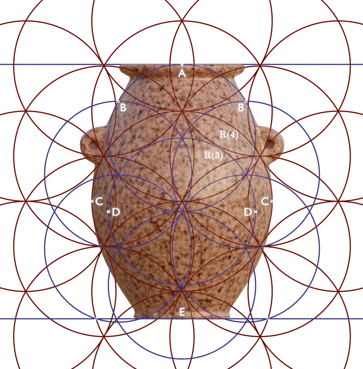 Radial Traversal Pattern interlocking points